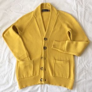 Vince cotton knit button up cardigan